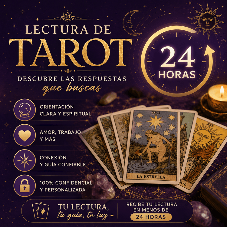Te proporcionaré una lectura de tarot precisa para 2 preguntas. ✨
